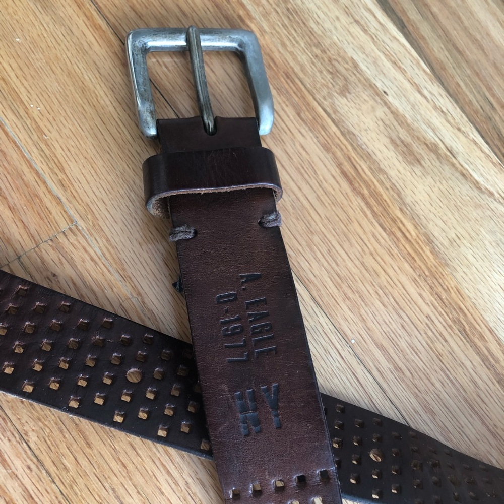 Brown leather Belt